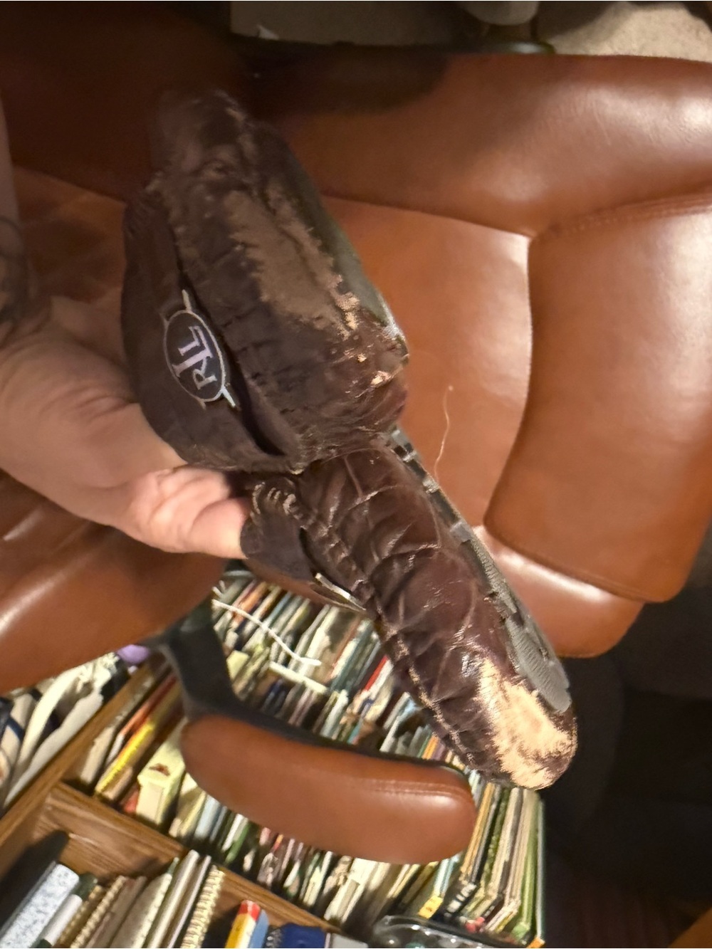 Lauren Ralph Lauren leather driving moccasins 7.5 Fair condition - Picture 4 of 5